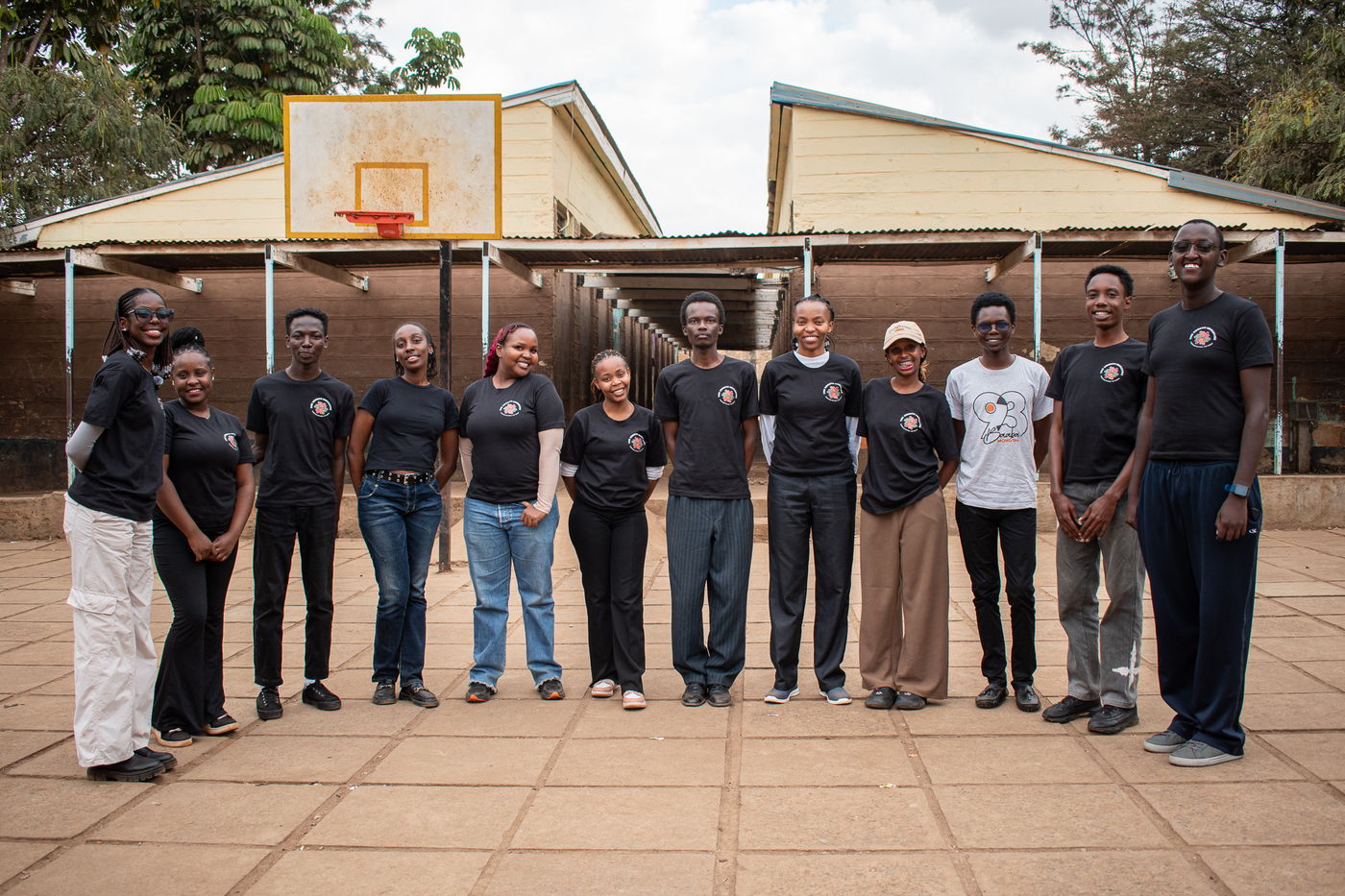 The Ubuntu volunteer team at Kayole 1 Primary School